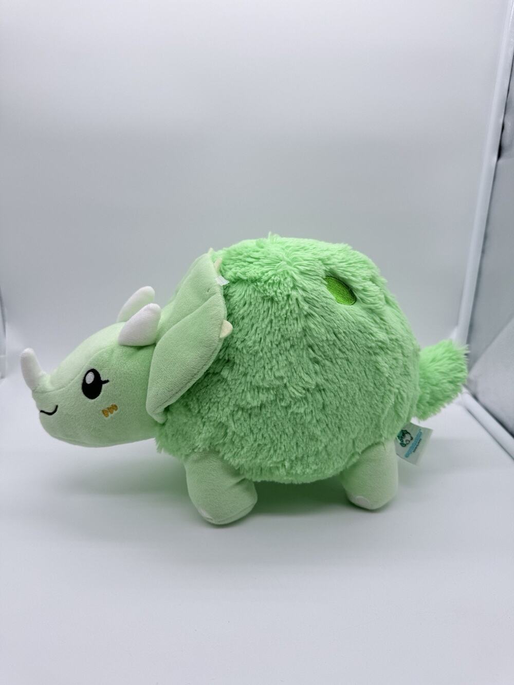 Squishable Triceratops Dinosaur Mint Green Plush Stuffed Animal Toy